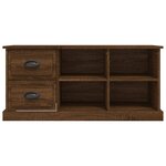 vidaXL Meuble TV chêne marron 102x35 5x47 5 cm bois d'ingénierie
