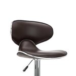 vidaXL Tabourets de bar 2 Pièces marron similicuir