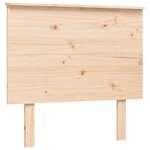 vidaXL Cadre de lit sans matelas bois de pin massif