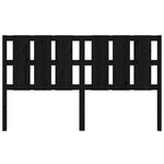 vidaXL Tête de lit Noir 185 5x4x100 cm Bois massif de pin
