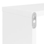 vidaXL Étagères cube murales 2Pièces Blanc 80x15x26 5cm bois d'ingénierie