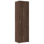 vidaXL Buffet haut chêne marron 50x42 5x185 cm bois d'ingénierie