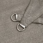 vidaXL Voile d'ombrage 160 g/m² rectangulaire gris clair 2x4 m PEHD
