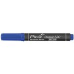 Pica marqueur permanent dry-safe classic 1- 4 mm rond bleu