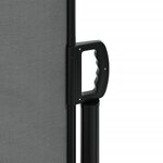vidaXL Auvent latéral rétractable anthracite 120x300 cm