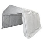 vidaXL Tente de rangement PVC 550 g/m² 4x6 m Blanc