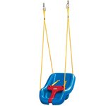 Balançoire confortable et sécurisée bleue little tikes 2-en-1
