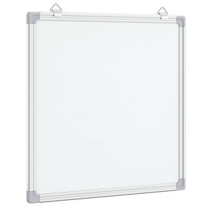 vidaXL Tableau blanc magnétique 40x40x1 7 cm aluminium
