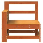 vidaXL Canapé de jardin accoudoir avec table d'appoint bois massif pin