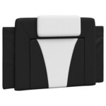vidaXL Cadre de lit sans matelas noir et blanc 80x200 cm similicuir