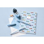 Taille-crayon 3 trous GRIP  bleu ciel FABER-CASTELL