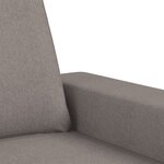 vidaXL Ensemble de canapés 4 Pièces taupe tissu