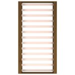 vidaXL Cadre de lit sans matelas marron miel 75x190 cm bois massif