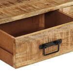 vidaXL Meuble TV 120x30x45 cm Bois massif de manguier