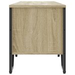 vidaXL Meuble TV chêne sonoma 180x34x41 cm bois d'ingénierie
