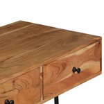 vidaXL Bureau mural 90x40x170 cm Bois d'acacia solide