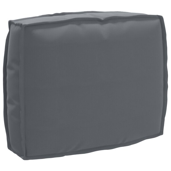 vidaXL Coussin de palette pour dossier Anthracite 50x40x12 cm en tissu Oxford