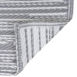 vidaXL Tapis d'extérieur Gris 190x290 cm PP