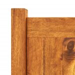 vidaXL Lit surélevé de jardin Bois d'acacia 76x27 6x25 cm