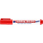 Marqueur NLS High-tech 8030 Inoxydable Rouge Pointe Ronde 1 5-3 mm x 6 EDDING