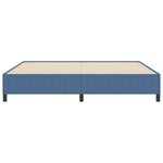 vidaXL Cadre de lit Bleu 200x200 cm en Velours Côtelé