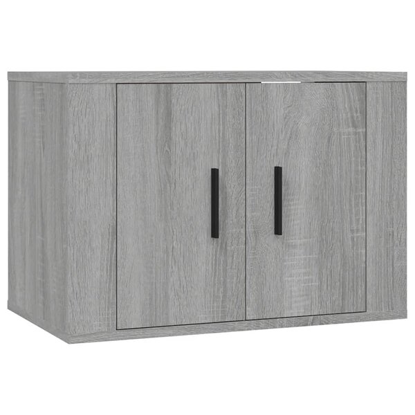 vidaXL Meuble TV mural Sonoma gris 57x34 5x40 cm