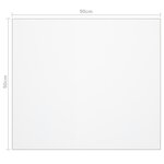vidaXL Protecteur de table mat 90x90 cm 2 mm PVC