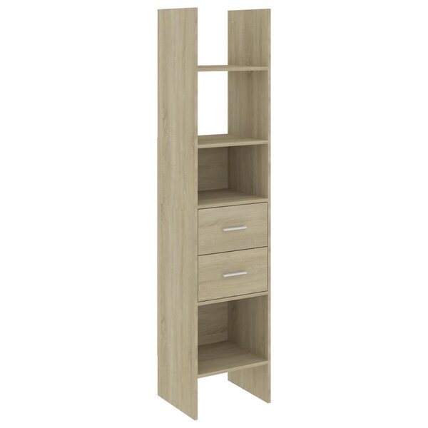 vidaXL Bibliothèque Chêne sonoma 40x35x180 cm Bois d’ingénierie