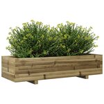 vidaXL Jardinière 110x40x26 5 cm bois de pin imprégné
