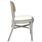 vidaXL Chaises à manger lot de 4 gris Lin