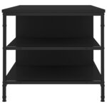 vidaXL Table basse Noir 100x50x45 cm Bois d'ingénierie
