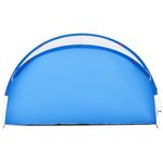 vidaXL Tente de plage bleu azuré escamotable imperméable