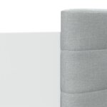 vidaXL Cadre de lit avec LED sans matelas blanc 135x190 cm