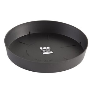 PLASTIKEN Plateau 28 cm - Pour pot de fleurs 38 cm - Anthracite