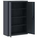 vidaXL Classeur anthracite 90x40x140 cm acier