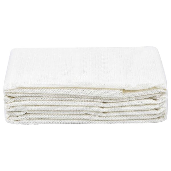 vidaXL Tapis de tente 100x500 cm Blanc