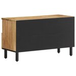 vidaXL Meuble TV 80x33x46 cm bois massif de manguier