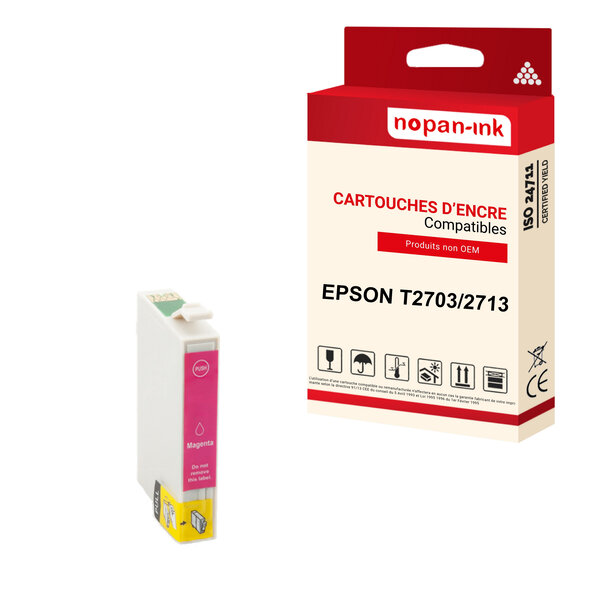 Nopan-ink - x1 cartouche epson t2713 xl t2713xl compatible