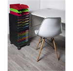 Set À Roulettes Pour Modulos Roller Set Office - Noir - Exacompta