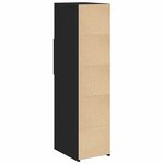 vidaXL Buffet haut noir 30x42 5x124 cm bois d'ingénierie