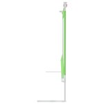 vidaXL Barrière de sécurité de lit d'enfant Vert 200x25 cm Tissu