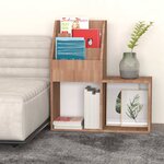 vidaXL Porte-revue pour enfants Chêne sonoma Bois d’ingénierie