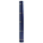 Album De Timbres Simili-cuir 48 Pages Noires - 22 5x30 5 Cm - Bleu - Exacompta