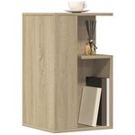 vidaXL Table d'appoint chêne sonoma 35x35x60 cm bois d'ingénierie
