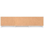 vidaXL Meuble TV Blanc 140x40x35 5 cm Bois d'ingénierie