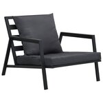 Salon de jardin meuble d'extérieur ensemble de mobilier 4 pièces avec coussins aluminium gris foncé 02_0016078