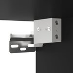 vidaXL Ensemble de meubles salle de bain 3 Pièces noir bois d'ingénierie