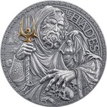 Pièce de monnaie en Argent 2000 Francs g 62.2 (2 oz) Millésime 2025 Great Greek Mythology HADES