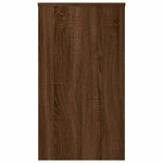 vidaXL Bureau Chêne marron 90x40x72 cm Bois d'ingénierie