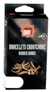 Etui de 100g de bracelets caoutchouc Elastique 200 x 1,8 mm JPC CREATIONS